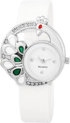 View PMAX FANCY COLLECTION STRAP WHITE WATCH Watch  - For Girls Wrist Watches Price Online(PMAX)