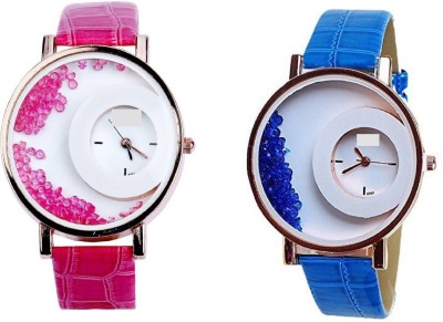INDIUM PS0163PS letest collation fancy and attractive mxre BLUE PINK QUEEN WATCH Watch  - For Girls   Watches  (INDIUM)