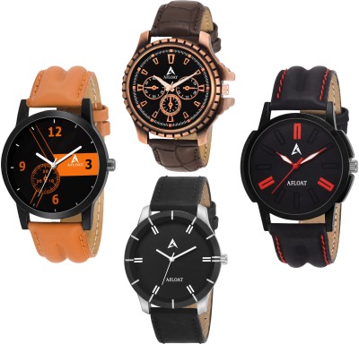 AFLOAT AFC-4CMB COMBO Of 4 TRENDY Watch  - For Men   Watches  (Afloat)
