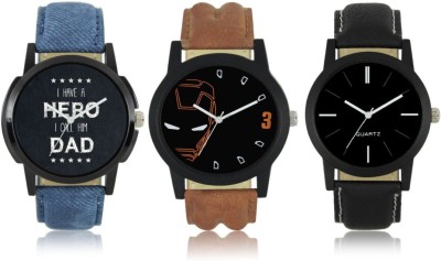 Elife 04-05-07-COMBO Multicolor Dial analogue Watches for men(Pack Of 3) Watch  - For Men   Watches  (Elife)