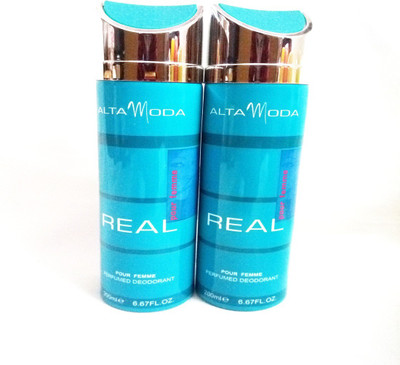 

Alta Modxa Real Deodorant Spray - For Women(400 ml, Pack of 2)
