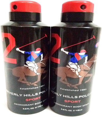 

Beverly Hills Polo Club 2 Deodorant Spray - For Men(350 ml, Pack of 2)