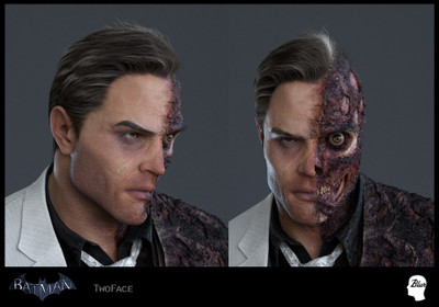 

Akhuratha Wall Poster Harvey-Dent-Batman-CGI-Two-Face-scars Paper Print(12 inch X 18 inch, Rolled)