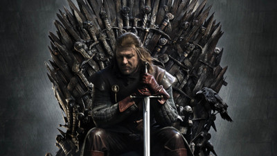 

Aabhaas Wall Poster TV-Game-of-Thrones-Ned-Stark-Iron-Throne-Sean-Bean Paper Print(12 inch X 18 inch, Rolled)
