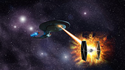 

Aabhaas Wall Poster /-Star-Wars-Star-Trek Paper Print(12 inch X 18 inch, Rolled)