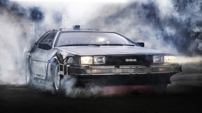 

Aabhaas Wall Poster Back-to-the-Future-DeLorean-artwork-movies-car Paper Print(12 inch X 18 inch, Rolled)