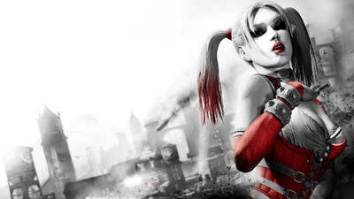 

Aabhaas Wall Poster Harley-Quinn-Batman-Joker-DC-Comics-digital-art Paper Print(12 inch X 18 inch, Rolled)