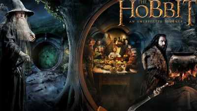 

Akhuratha Wall Poster The-Hobbit-An-Unexpected-Journey-movies-Gandalf-Thorin-Oakenshield-Bilbo-Baggins-dwarfs Paper Print(12 inch X 18 inch, Rolled)