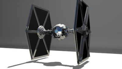 

Akhuratha Wall Poster /-TIE-Fighter-Star-Wars-digital-art-artwork Paper Print(12 inch X 18 inch, Rolled)