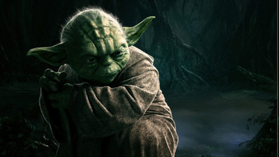 

Aabhaas Wall Poster starwars-morganevalente-Yoda-Star-Wars Paper Print(12 inch X 18 inch, Rolled)