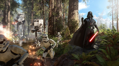 

Aabhaas Wall Poster Star-Wars-Star-Wars-Battlefront-Darth-Vader-stormtrooper-Galactic-Empire-video-games-EA-DICE Paper Print(12 inch X 18 inch, Rolled)