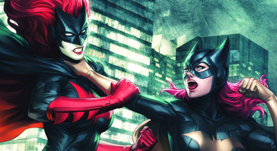 

Akhuratha Wall Poster Batman-Batwoman Paper Print(12 inch X 18 inch, Rolled)