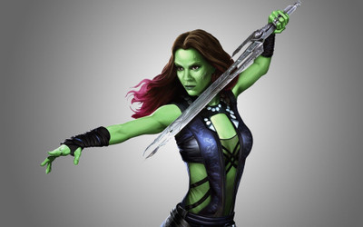 

Aabhaas Wall Poster Gamora-Guardians-of-the-Galaxy Paper Print(12 inch X 18 inch, Rolled)