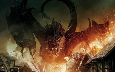 

Aabhaas Wall Poster-The-Hobbit-The-Desolation-of-Smaug-Smaug-The-Hobbit Paper Print(12 inch X 18 inch, Rolled)