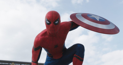 

Akhuratha Wall Poster-Peter-Parker-Spider-Man-Captain-America-Captain-America-Civil-War-shield-movies Paper Print(12 inch X 18 inch, Rolled)