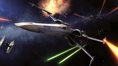 

Akhuratha Wall Poster Star-Wars-space-spaceship-X-wing-laser-lasers-science-fiction-artwork Paper Print(12 inch X 18 inch, Rolled)