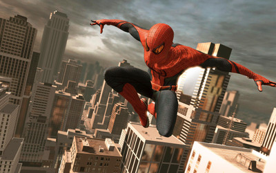 

Akhuratha Wall Poster /spder-man-spider-man-spiderman-movies-comics-jumping-through-the-building Paper Print(12 inch X 18 inch, Rolled)