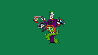 

Aabhaas Wall Poster crossover-Batman-Powerpuff-Girls Paper Print(12 inch X 18 inch, Rolled)