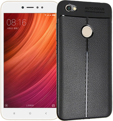 Excelsior Back Cover for Mi Redmi Y1 Lite(Black, Silicon, Pack of: 1)