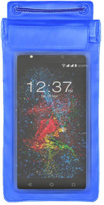 ACM Pouch for Intex Aqua Lions T1(Blue, Waterproof, Silicon, Pack of: 1)