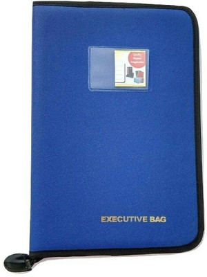 

ART ME Leatherette Executive bag(Set Of 1, Blue)