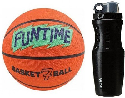 

Cosco Combo of Two, One 'Funtime' Basketball Size-7 And One G-2020 Sipper Basketball Kit