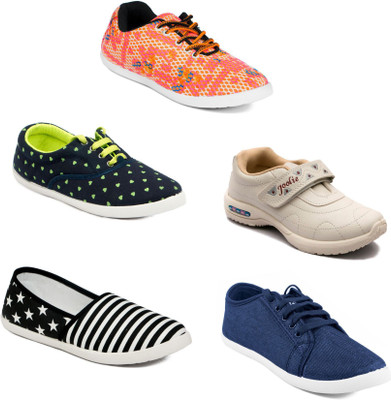 

Asian Women's Combo Pack of  Casual shoes Casuals For Women(Multicolor