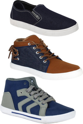 

Oricum Combo Pack of 3 Pair-690+678+114 Casuals For Men(Multicolor