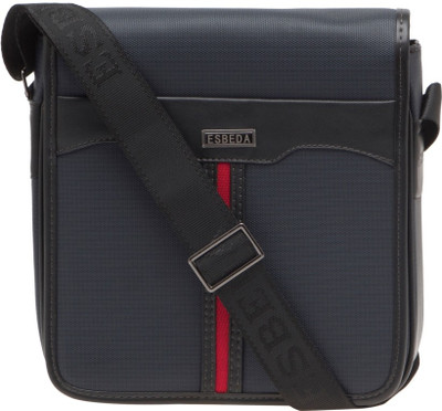 

ESBEDA Men Formal Blue PU Sling Bag