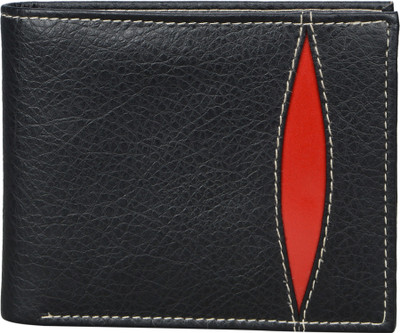LEATHERSTILE Women Black Artificial Leather Wallet(4 Card Slots)