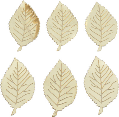 

Foppish Mart Large Golden Leather Leaf