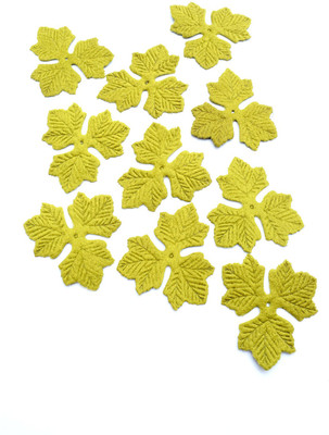 

Foppish Mart Olive Green Maple Leaves