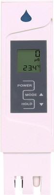 

BalRama 0-9999 Waterproof EC Meter Electrical Conductivity + Temperature Meter Digital Water Purity Tester Water Filter Quality Measuring Machine Portable Pocket Handheld Pen Type Hydroponic Indicator Bath Thermometer(White)