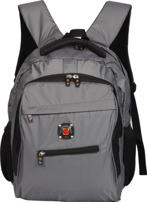 

LAWMAN PG3 Polyester 30 Liters Grey 15.6" Laptop Backpack Waterproof Backpack(Grey, 30 L)