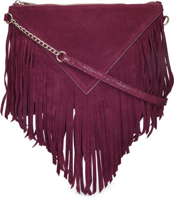 

London Rag Sling Bag Sling Bag(Maroon, 5 inch)