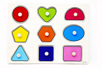 

Baybee Wooden geometric shape sorter Puzzle Board Game