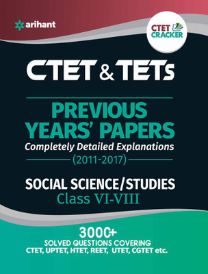 Ctet & Tets Previous Year' Solved Papers Social Sciences/Studies Class vi-VIII(English, Paperback, unknown)