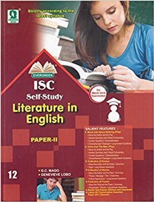 ISC Self - Study in Literature in English Paper - 2 CLASS12 1st  Edition(English, Paperback, Genevieve Lobo)
