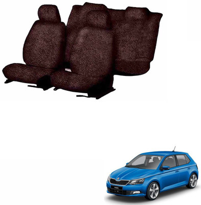 JMJW & SONS Cotton Car Seat Cover For Skoda Fabia(5 Seater)