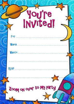 

Power Plus Birthday Metallic card Invitations with Envelopes - Kids Birthday Party Invitations for Boys or Girls (25 Count) BIC-113 Invitation Card(Multicolor, Pack of 25)