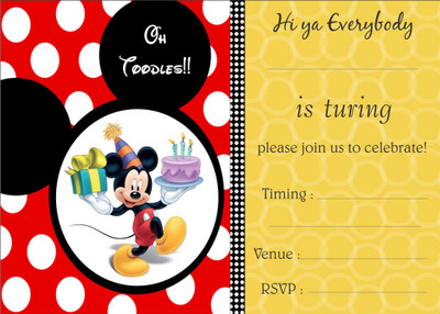

Power Plus Birthday Metallic card Invitations with Envelopes - Kids Birthday Party Invitations for Boys or Girls (25 Count) BIC-136 Invitation Card(Multicolor, Pack of 25)