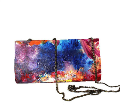 

halfmoon Party Multicolor Clutch