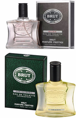 

Brut Orginal+Musk Eau De Toilette Parfums Perfume Body Spray - For Men(100 ml, Pack of 2)