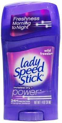 

Lady Speed Stick Invisible Dry Power Wild Freesia Deodorant Stick - For Women(39.6 g)