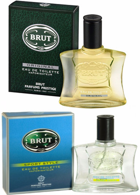 

Brut Orginal+Sport Style Eau De Toilette Parfums Perfume Body Spray - For Men(100 ml, Pack of 2)