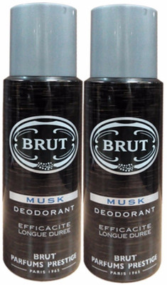 

Brut Musk Efficacite Longue Duree Deodorant Deodorant Spray - For Men(200 ml, Pack of 2)