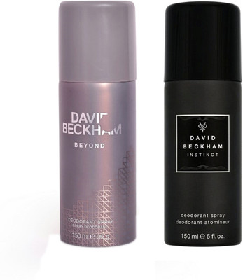 

David Beckham Instnct+Byond Deodorant Spray - For Men(300 ml, Pack of 2)