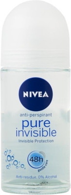 

Nivea Anti-Perspirant Pure Invisible Body Roll On (Made In Germany) Deodorant Roll-on - For Men & Women(50 ml)