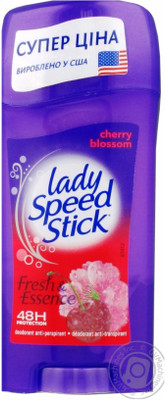

Lady Speed Stick Fresh&Essence Cherry Blossom Deodorant Stick - For Women(65 g)