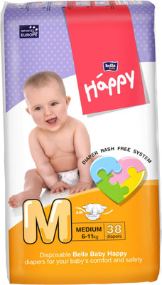 

Bella Baby Happy Diapers - M(38 Pieces)
